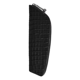Montblanc 1-delig Croco-Embossed leren etui zwart met rits