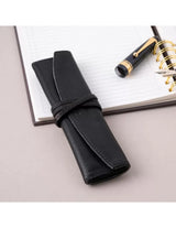 Pilot Urushi Leren 2-delig etui - zwart maat M