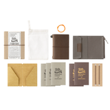 TRAVELER'S notebook Card Size Set Brown (20th Anniversary) - PW Akkerman den haag