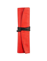 Pilot Urushi Leren 1-pen etui - rood maat S