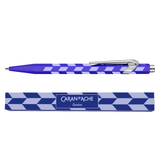Caran d'Ache 849 Mosaic – Special Edition Balpen royal blue