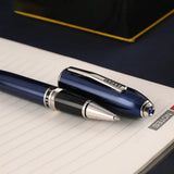 Cross Peerless 125 kobalt blauw diamant gravure Roller