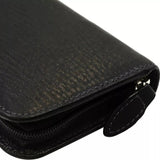 Pilot Leren 3-delig etui - zwart met rits