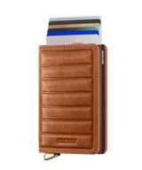 Secrid Premium Slimwallet Emboss Lines Cognac