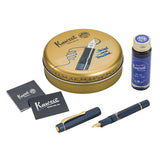 Kaweco Piston AL-Sport Navy Blue Vulpen met Inktpot