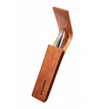 Maverick Lederen pen etui voor 1 pen - cognac