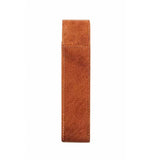 Maverick Lederen pen etui voor 1 pen - cognac