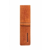 Maverick Lederen pen etui voor 2 pennen - cognac - P.W. Akkerman Den Haag