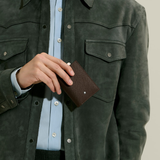 Montblanc Mini Wallet 4cc in Sartorial Leather Ebony