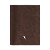 Montblanc Mini Wallet 4cc in Sartorial Leather Ebony