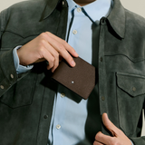 Montblanc Wallet 6cc in Sartorial Leather Ebony