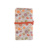 Nakaya Kyoto ”Nishijin Textile” Pen Pouch for 5 pens (White fabric)