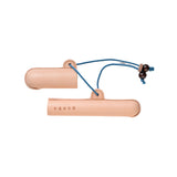 Nakaya één-delig lederen pen etui met geel koord