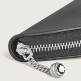 Montblanc Meisterstück etui 1-delig zwart met rits schuin afgewerkt - P.W. Akkerman Den Haag