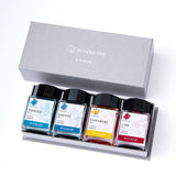 Sailor Manyo Ink Set - Yomogi, Kikyou, Yamabuki, Ume - 4x 20ml Inktpotten