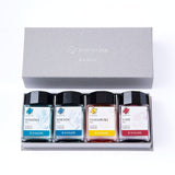 Sailor Manyo Ink Set - Yomogi, Kikyou, Yamabuki, Ume - 4x 20ml Inktpotten