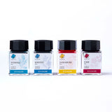 Sailor Manyo Ink Set - Yomogi, Kikyou, Yamabuki, Ume - 4x 20ml Inktpotten