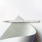 Ystudio Classic Revolve Shiny Silver Slim Balpen