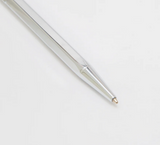 Ystudio Classic Revolve Shiny Silver Slim Balpen