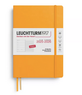 Leuchtturm1917 Agenda 2025-2026-18M Hardcover Medium (A5) Weekly Planner/Notebook