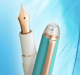 Platinum #3776 Century Shape of a Heart Bluebird vulpen