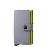 Secrid Miniwallet Matte Grey Lime