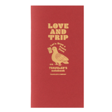 TRAVELER'S notebook Regular Size Refill LOVE AND TRIP Red 1