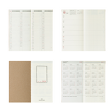 Traveler's Company Navulling 2026 Weekly + Memo Diary Regular