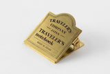 Traveler's Notebook 030 - Brass Clip TRC logo - P.W. Akkerman Den Haag