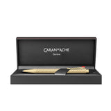 Caran d'Ache Ecridor Damier gold balpen