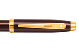 Sheaffer 100 Coffee Brown PVD Gold balpen
