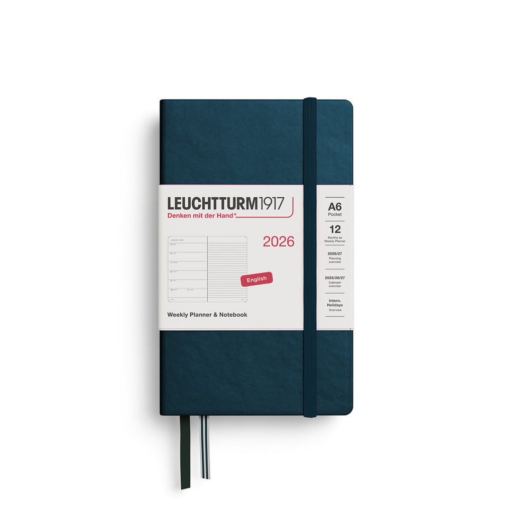 LEUCHTTURM1917 372676 weekkalender & notitieboek medium (A5) 2026 LEUCHTTURM1917 372676 weekkalender & notitieboek medium (A5) 2026