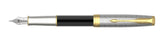 Parker Sonnet Premium Metal & Black Lacquer CT vulpen - P.W. Akkerman Den Haag