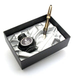 Pilot Custom 823 amber vulpen met inktflacon - P.W. Akkerman Den Haag