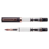 TWSBI ECO Smoke with Rose Gold Trim vulpen - P.W. Akkerman Den Haag