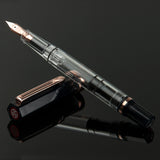 TWSBI ECO Smoke with Rose Gold Trim vulpen - P.W. Akkerman Den Haag