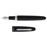 Esterbrook ESTIE oversized ebony / silver trim vulpen - P.W. Akkerman Den Haag