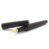 Nakaya Cigar Decapod (TW) Kuro-tamenuri vulpen - P.W. Akkerman Den Haag