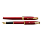 Parker Sonnet Red Lacquer GT vulpen - P.W. Akkerman Den Haag