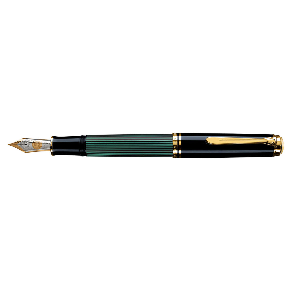 Pelikan Souverän M1000 Black/Green fountain pen – P.W. Akkerman