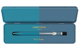Caran d'Ache Paul Smith 849 Cyan Blue & Steel Blue balpen