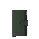 Secrid Miniwallet. Matte Green- Black