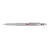 Rotring 600 zilver vulpotlood 0.5mm/0.7mm