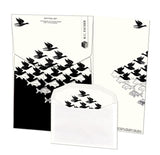 Briefpapier met enveloppen: Lucht en water, M.C. Escher