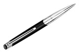 S.T. Dupont Defi Milennium shiny silver and black balpen