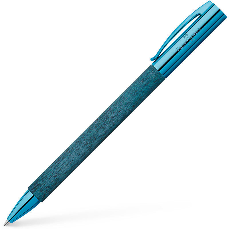 Faber-Castell Ambition Blue Wood balpen