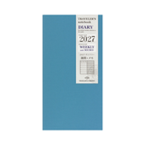 Traveler's Company Navulling 2027 Weekly + Memo Diary Regular