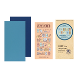 Traveler's Company Navulling 2027 Weekly + Memo Diary Regular