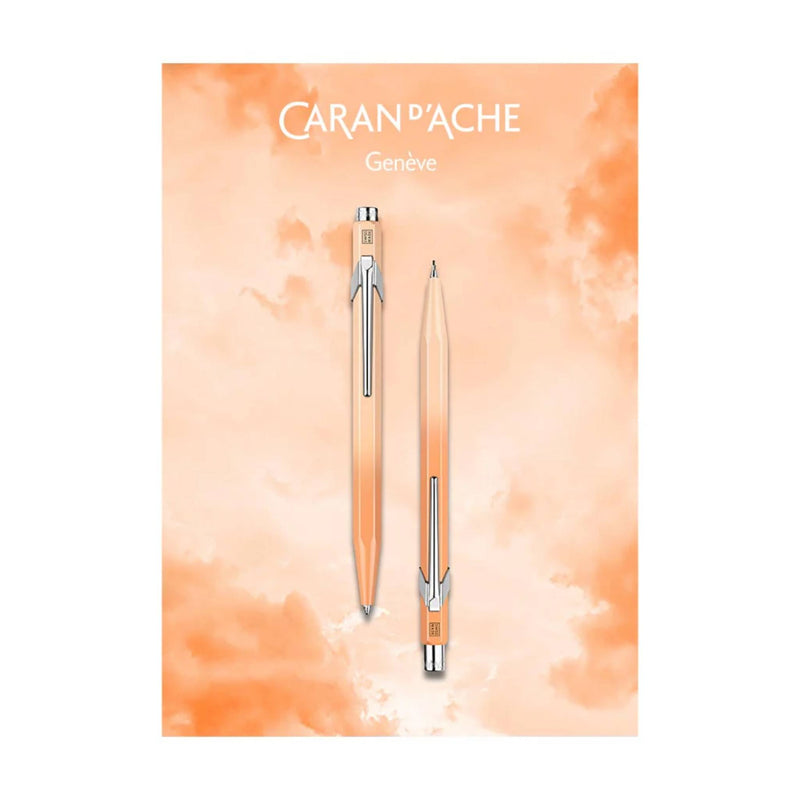 Caran d'Ache 849 Sunset Sky balpen vulpotlood set