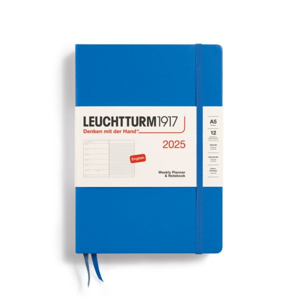 Leuchtturm1917 Agenda 2025 12M Hardcover Medium (A5) Weekly Planner/Notebook